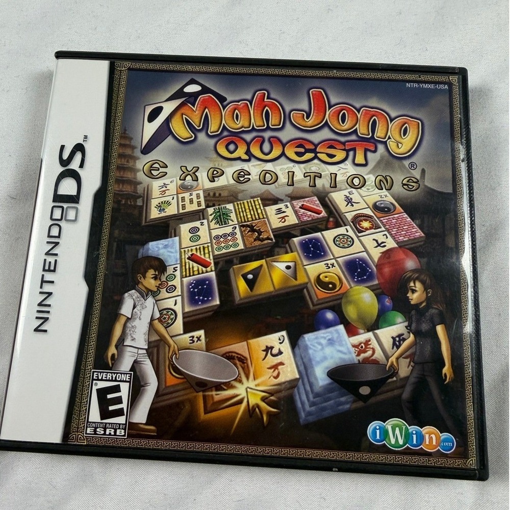 Mah Jong Quest Expeditions Nintendo DS CIB Activision NTR-YMXE-USA